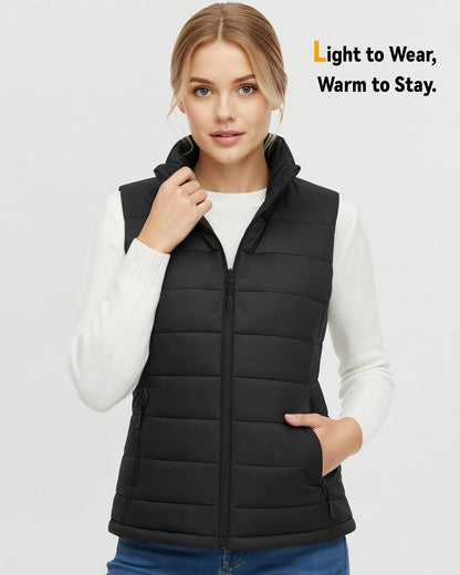 Wulcea Graphene Heated Vest For Women 7.4V Fast Charge Large Capacity Battery