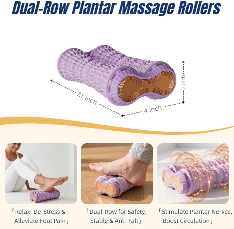 Foot Roller & Foot Massage Ball, Plantar Fasciitis Relief Set