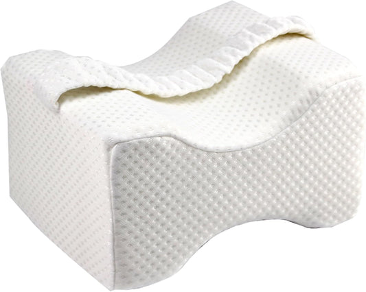 Home & Travel Gear Knee Pillow for Side Sleepers — Memory Foam Leg Pillow with Adjustable Strap | Hip & Lower Back Comfort | Ergonomic Support for Comfortable Positioning | Removable Washable Cover