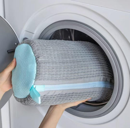 2Pcs Shoe Washing Machine Bag Laundry Shoe Bags for Washing Machine, Shoe Washing Bag Shoe Laundry Bag for Washer and Dryer Reusable Shoe Washing Bags (Grey)
