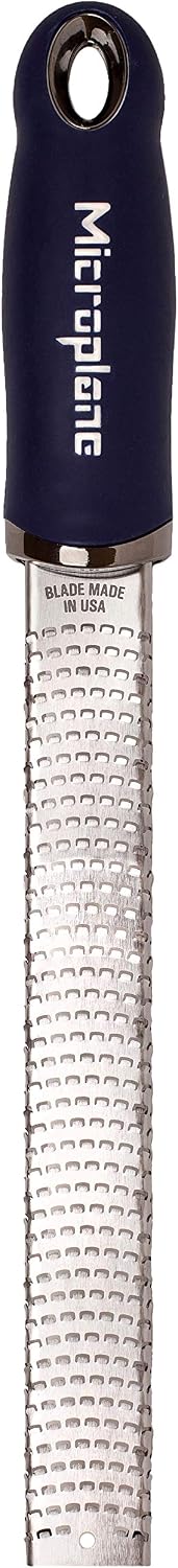 Premium Classic Series Zester - Lipstick Pink | Lemon Zester tool, Hard Cheese & Vegetable Grater | For Citrus, Parmesan Cheese, Garlic, Ginger, Nutmeg | Fine Stainless Steel Blade, Made in USA