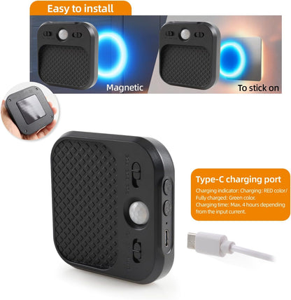 DAMI Motion Sensor Night Lights Rechargeable with Timer, Battery Cabinet Light with 3 Color Temperatures Stepless Dimming, Magnetic Closet Light for Travel, RV, Cruise Essentials 2026