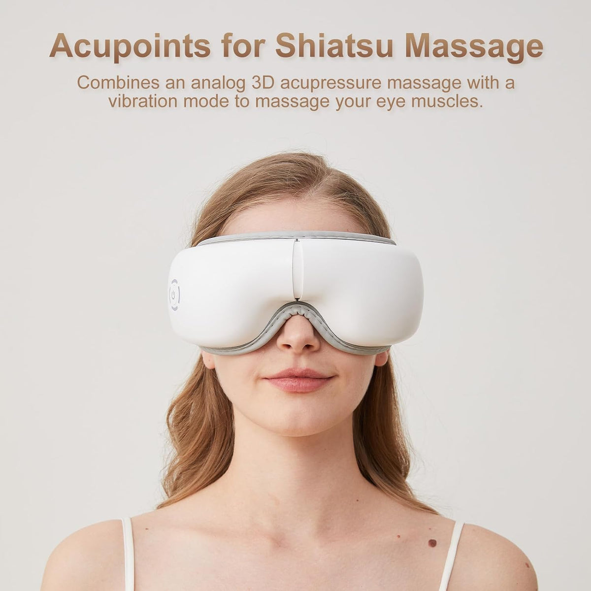 LAOBEN Eye Massager with Heat for Migraine Relief, Dry Eye and Better Sleep
