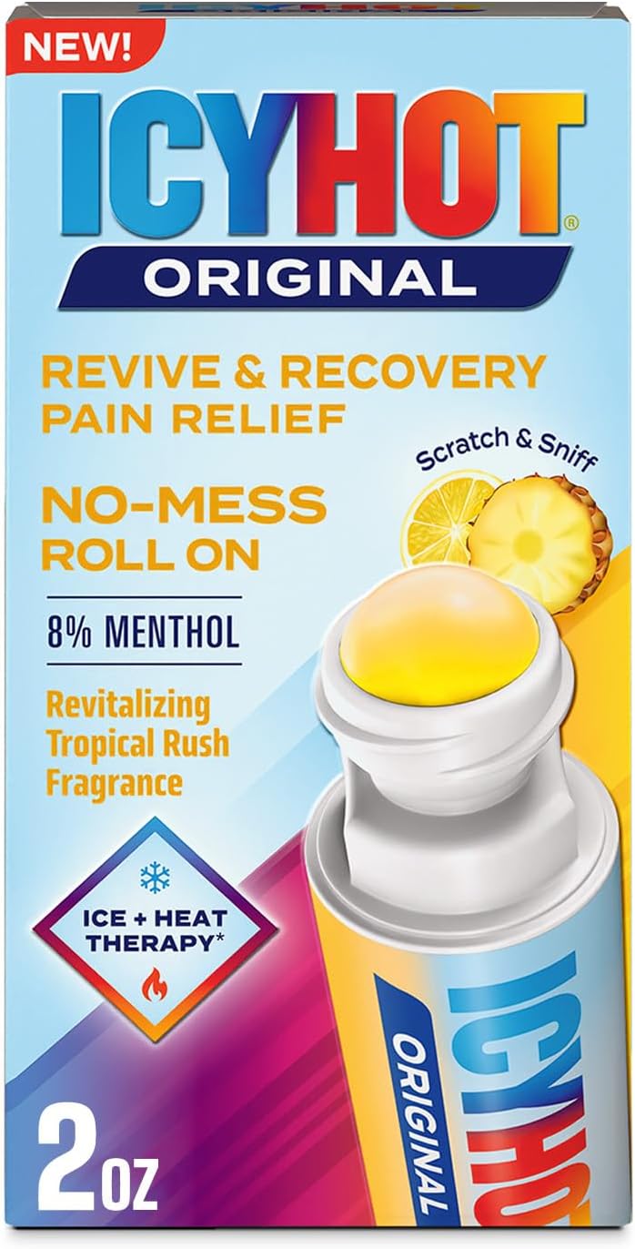Icy Hot Original Pain Relief, Nighttime Recovery, Roll-On, Lavender, 2 oz.