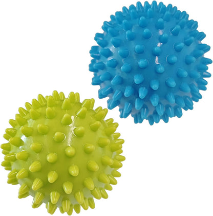 2PCS Firm Massage Lacrosse Balls for Myofascial Release, Muscle Knots, Trigger Point Therapy, Yoga Deep Tissue Massage, Foot Plantar Fasciitis, Muscle Soreness Massager Ball