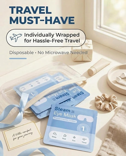 16 Pack Steam Eye Masks for Dry Eyes, Disposable Self-Heating Warm Compress