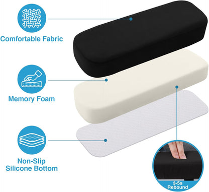Smiry Memory Foam Office Chair Armrest Pads, Non-Slip Armrest Cushion