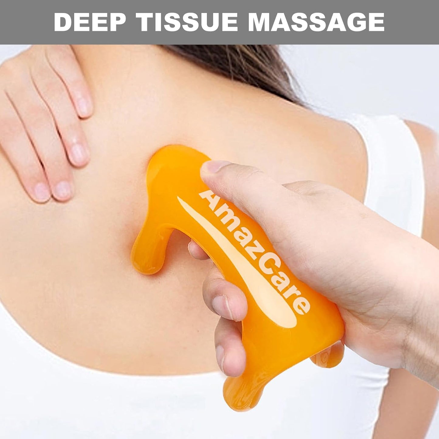 Trigger Point Massage Tool for Full Body Use. 2 Pack. | Handheld 4-Leg Pressure Point Massager for Muscle Knots Deep Tissue Myofascial Release Pain Relief Rehab. Durable Resin