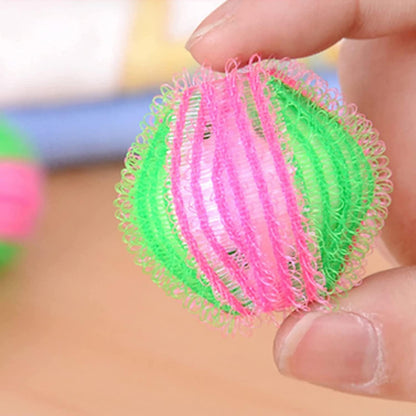 5 Pack Multicolor Hair Remover Laundry Balls, Reusable Pet Hair Catcher for Washing Machine and Dryer,for Clothing Dog Cat Pet Hair Remover for Laundry Lint Remover Washing Balls Dryer Balls