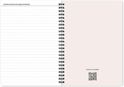 Better Health - Exercise, Nutrition & Wellness Journal - Stay healthy with our handy, simple tracking charts - A5 size with 104 undated pages - For A Happier, Healthier Life (Beige)