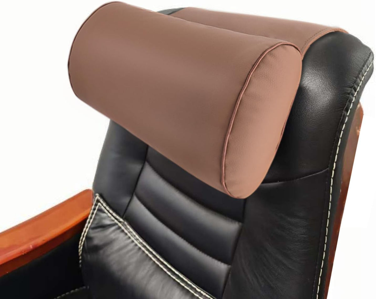 YOUFI Leather Recliner Headrest Pillow with Self-Stabilizing Weighted Base