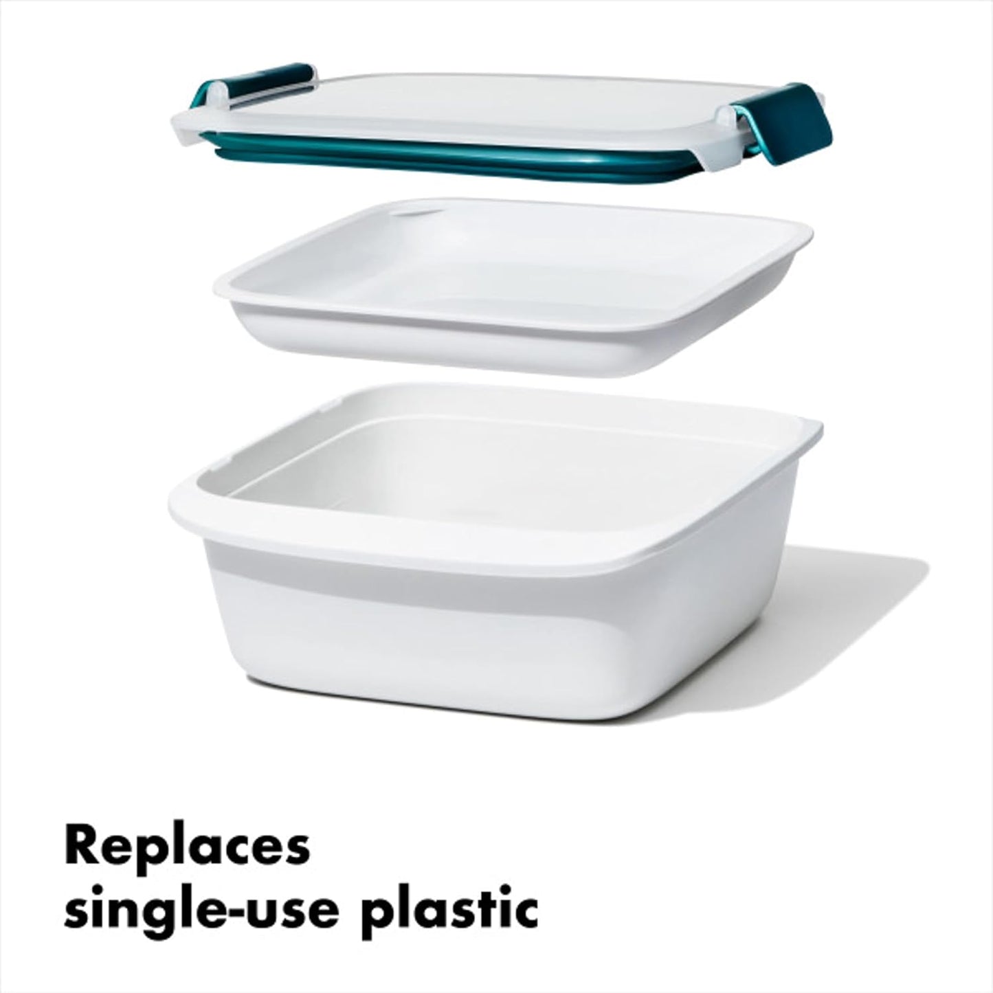 OXO Good Grips Prep and Go Container With Colander - Ocean Blue