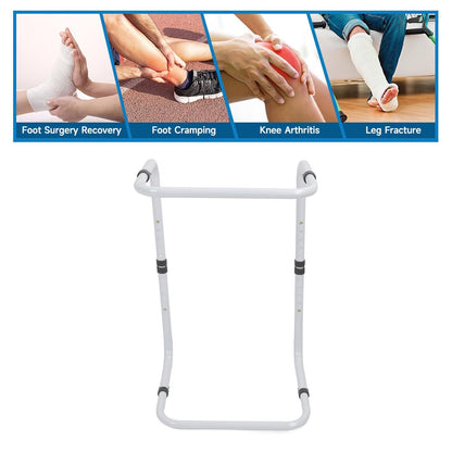 Blanket Lifter for Feet, Sheet Riser Height Adjustable Relieve Pressure Foot Tent Blanket Support Holder for Surgery Recovery with 4 Clips, Adjustable Blanket Support Holder