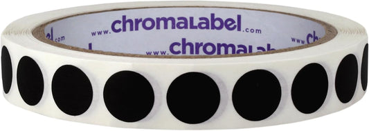 Removable White Dot Stickers, 1/2 Inch, 1000/Roll | Small Stickers with Writable Matte Paper for Offices, Labs, Medical Facilities, and Organization. Made in USA