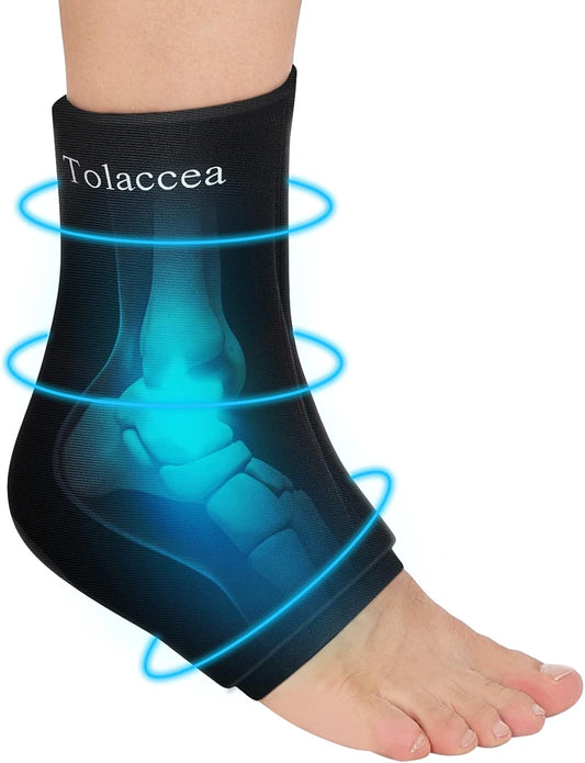 Ankle Foot Ice Pack, Expert Solid Gel Cold & Hot Therapy for Ankle Recovery