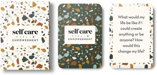 Allura & Arcia Empowering Self Care Questions - 52 Stress Relief Cards for Meditation, Mindfulness, Yoga & Gifts