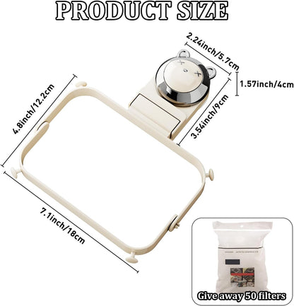 Kitchen Sink Strainer with Filter Mesh Bag, Food Waste Filter Basket, Suction Cup Folding Washing Vegetables and Fruits Drying Bag Holder