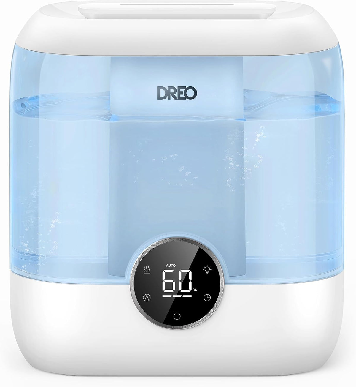 DREO 6L Humidifiers for Bedroom, 60H Runtime, 28 dB Quiet, HM524, Black