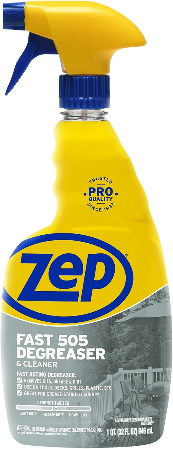 Zep ZU50532 Fast 505 Cleaner and Degreaser 32 Ounces, 32 Fl Oz, clear