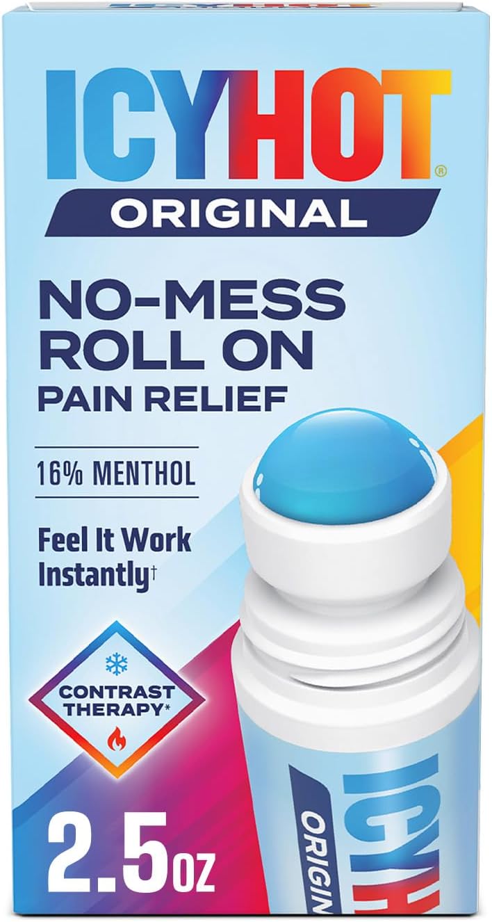 Icy Hot Original Pain Relief, Nighttime Recovery, Roll-On, Lavender, 2 oz.