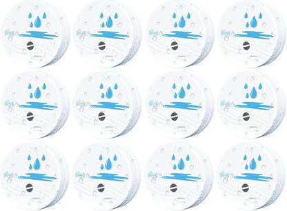5 Pack Water Leak Detectors for Home | Water Sensor Alarm Leak Detector, 100dB, Waterproof, Kitchens, Bathrooms, Laundries, Sinks, Basements, Battery Included