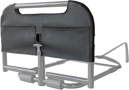Stander Large Pouch Accessory, Bedside Storage Caddy with Compartments for Easy Access Storage, 2-Pocket Organizer Pouch, Compatible with the Stander Prime Safety Bed Rail (Rail not included)