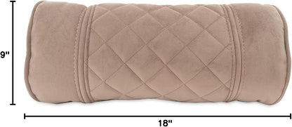 Octane Seating Pillow for Recliner Chairs | Diamond Stitching | Brown Italian Leather