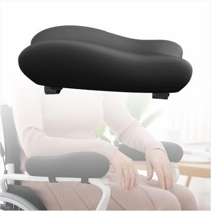 EDWERD Elderly Wheelchair Armrest Pad - Mobility Scooter Elbow Pillow Tray Soft Cushion Memory Foam Arm Stabilizer Accessories, 1PCS