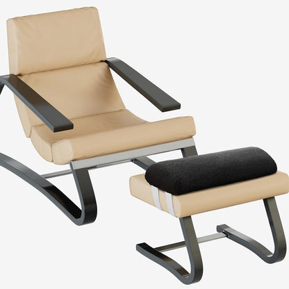 Wesiti Recliner Leg Rest Cushion Footrest Pillow Elevate Feet, Dark Gray