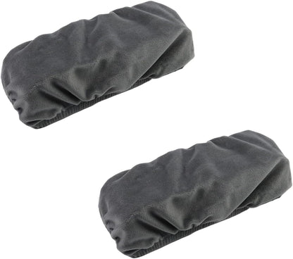 Office Chair Armrest Pads Covers Cushions Slipcovers (Dark Grey)