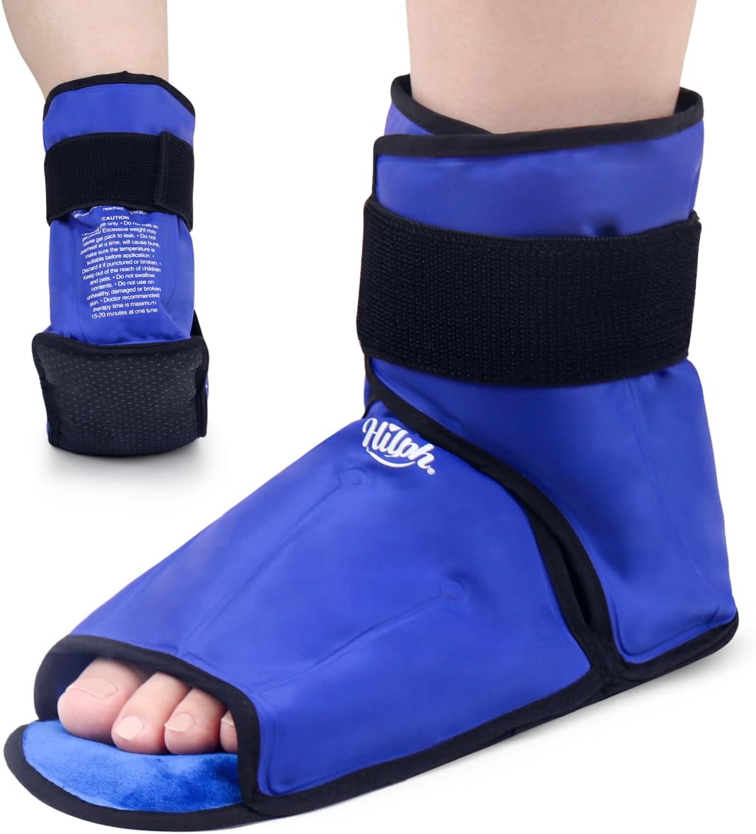 Hilph Foot Ankle Ice Pack Wrap for Injuries, Ice Boot for Surgery Recovery