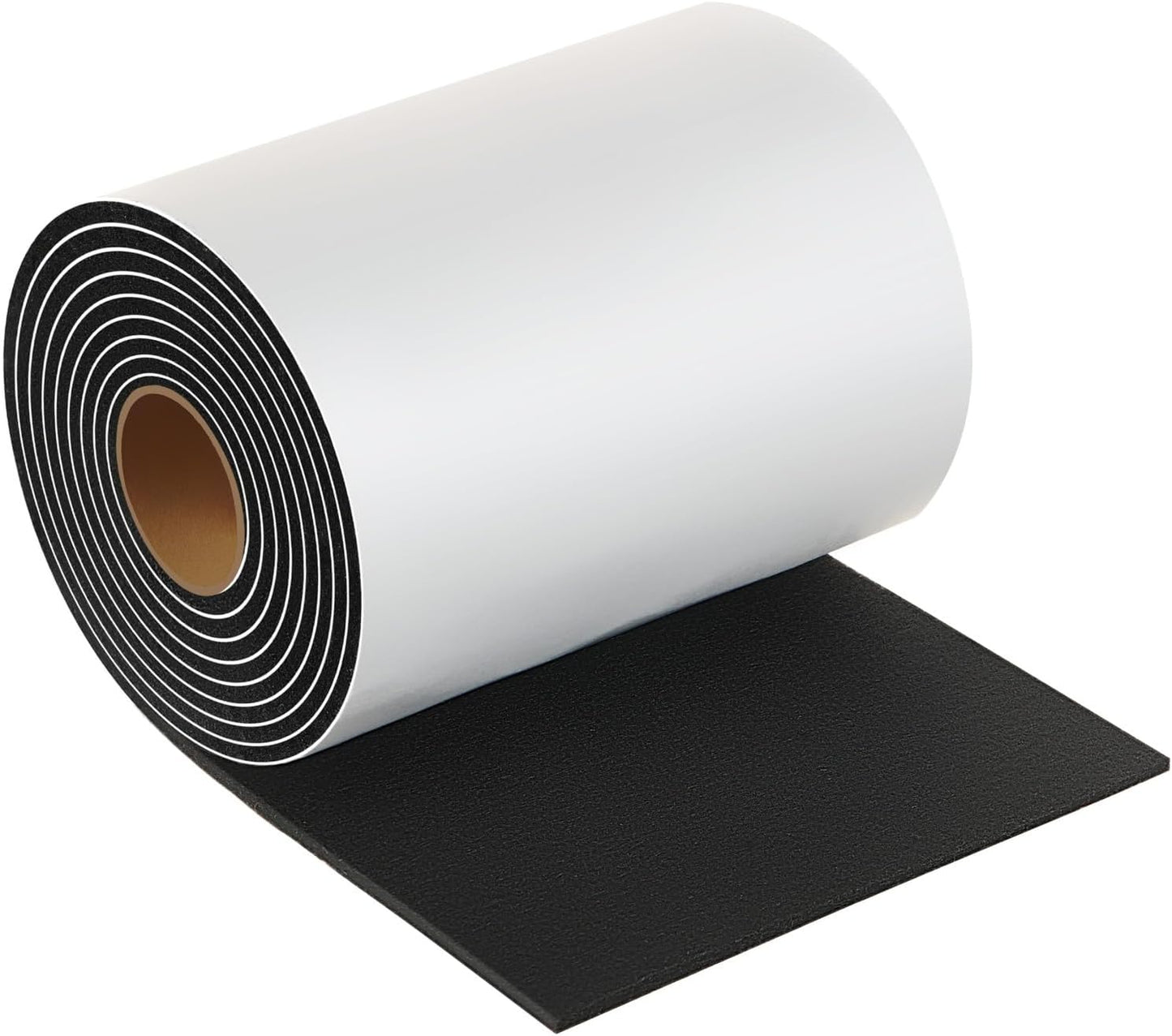 Felt Strips with Adhesive Backing Heavy Duty Cuttable Felt Tape Roll Furniture Pads for Chair Legs - Protecting Hardwood Floors, Chair Wall Protector (Black, 80 x 0.5 x 0.14 Inch)