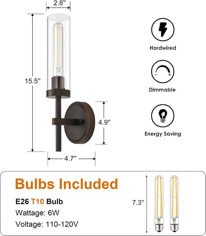 Wireless Wall Sconces with Remote Control, Battery Operated Wall Sconce Set of 2, Black & Gold Rechargeable Dimmable Wall Light for Bedroom Living room Bathroom Hallway Entryway Stairwell, 3000K