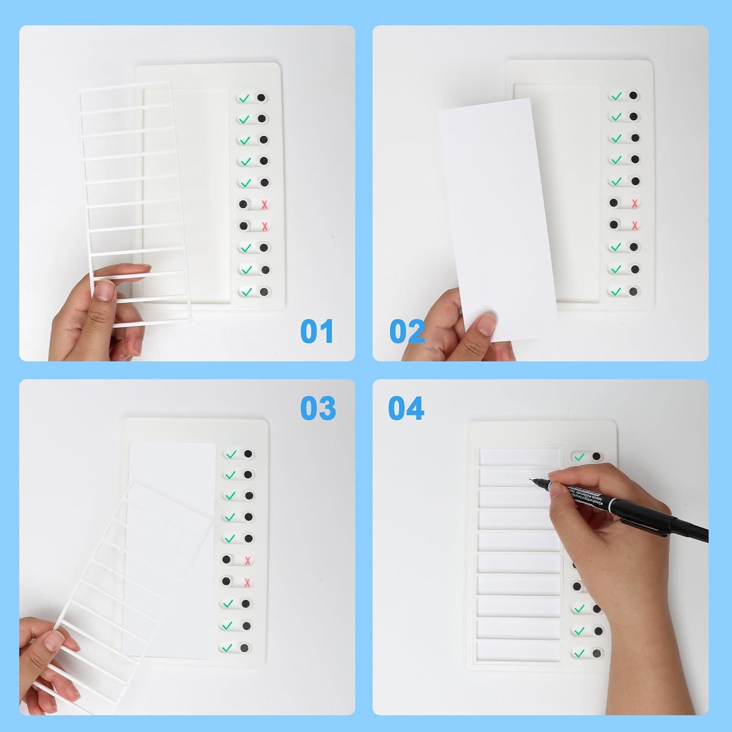 Chore Chart for Multiple Kids, ADHD Tools Checklist Board Routine Schedule (to Do List)