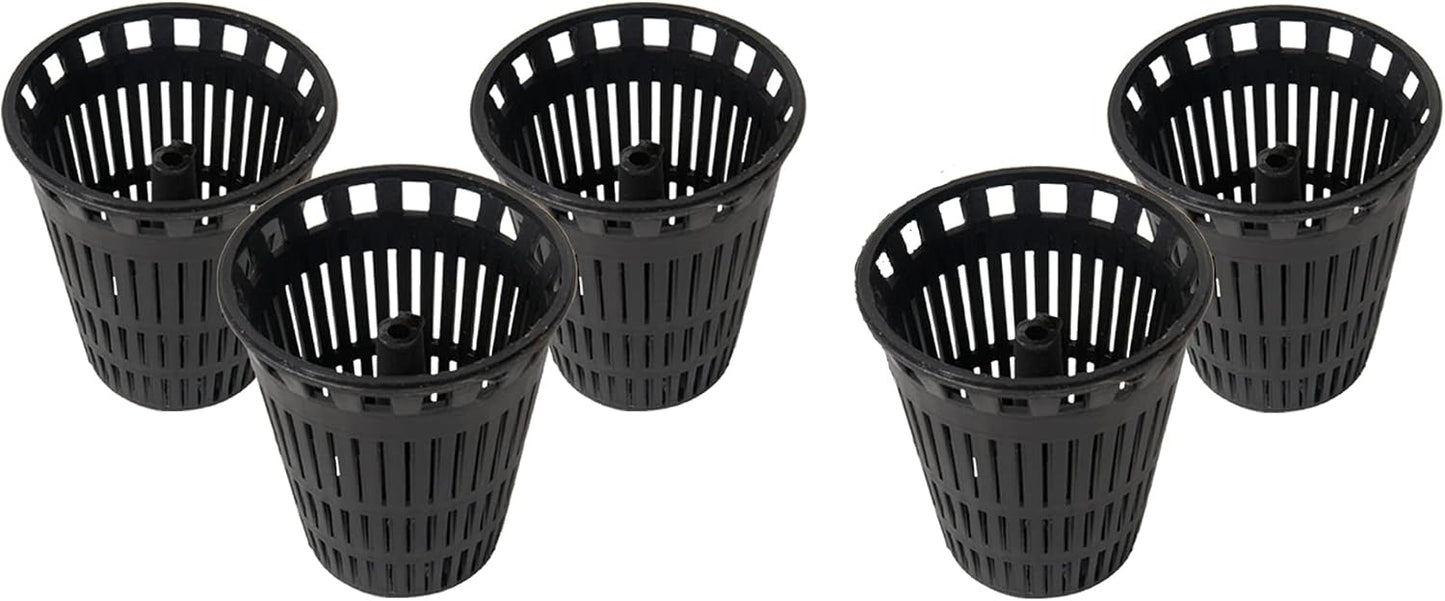 Danco Shower Hair Catcher Baskets, 6-Pack, Black (10739P)