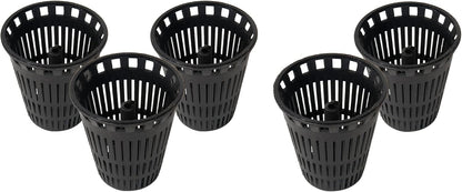 Danco Shower Hair Catcher Baskets, 6-Pack, Black (10739P)