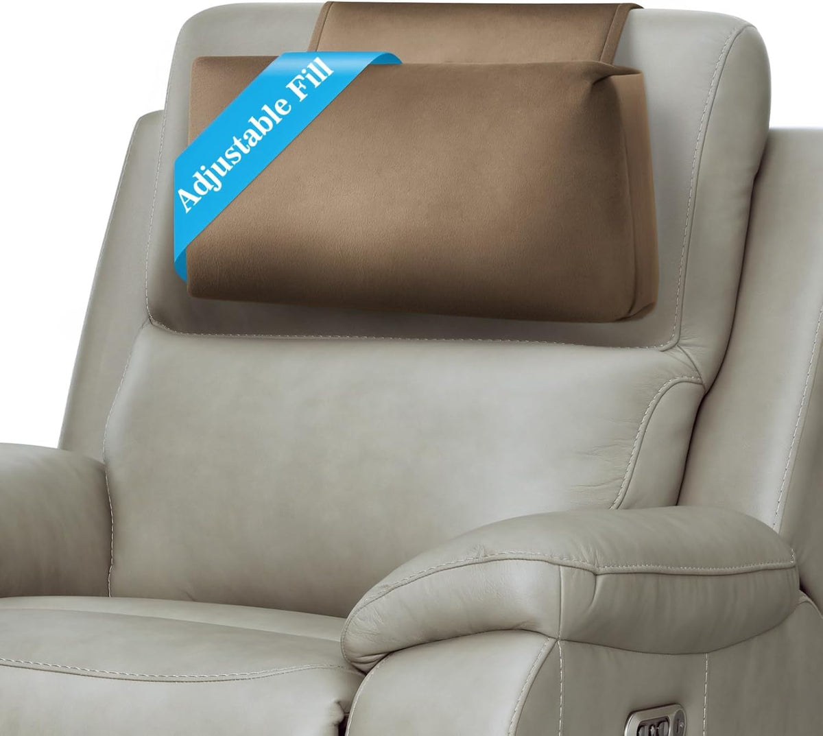 Recliner Headrest Pillow, Adjustable Comfort Neck & Head Support Pillow