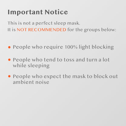 Dual-Sided Sleep Mask with Silent Fastener, No Buckle Eye Mask for Sleep