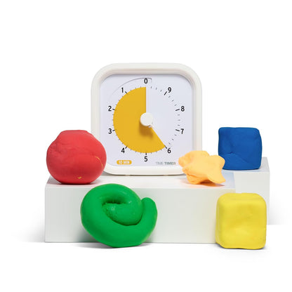 TIME TIMER 120 Minute MOD Education Edition ⁠— Visual Timer with Desktop Software for Kids Classroom Learning, Testing Timer, Study Tool and Office Meetings with Silent Operation (White - 120min)