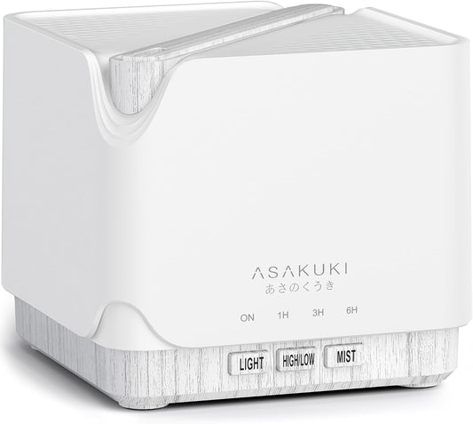 ASAKUKI Essential Oil Diffuser for Home Large 700 ml Humidifier