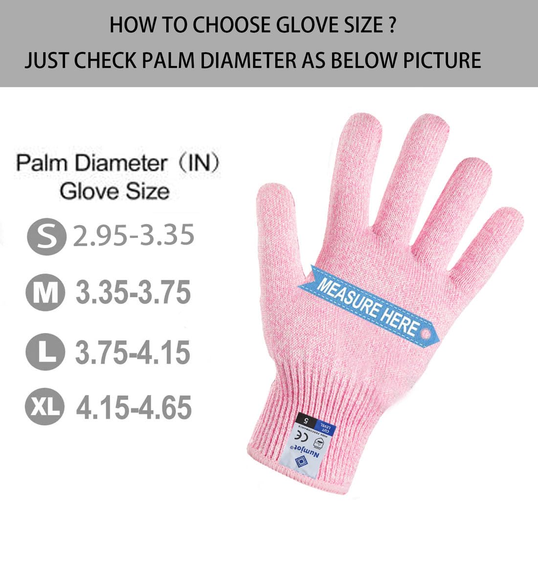 Cutting Gloves, Food Grade Level 5 Protection, Safety Kitchen Cut Gloves for Oyster Shucking, Fish Fillet Processing, Mandolin Slicing, Meat Cutting and Wood Carving. (Violet-Medium 2 Pairs)