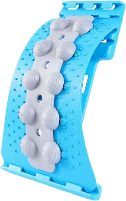 Adjustable Back Stretcher - 4 Level Lumbar Board, Manual Spinal Massager, Ergonomic Muscle Comfort Design, Figure Correction Tool, Shoulder Nerve Relaxation, Slouching Prevention Aid, Home Remedy Use