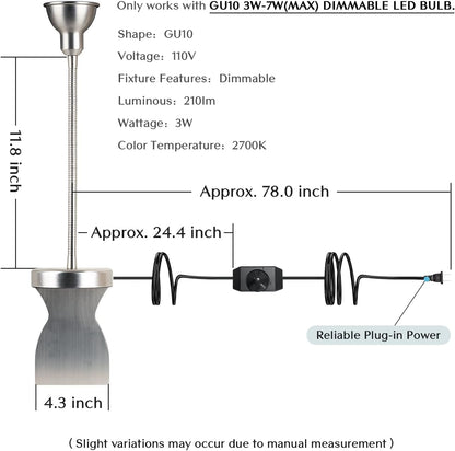 Solfres Patented Innovative Design Headboard Reading Light. No Drilling Golden Book Light for Bedtime Reading. Dimmable LED Book Reading Lamp with Bulb. Movable & Flexible, Black