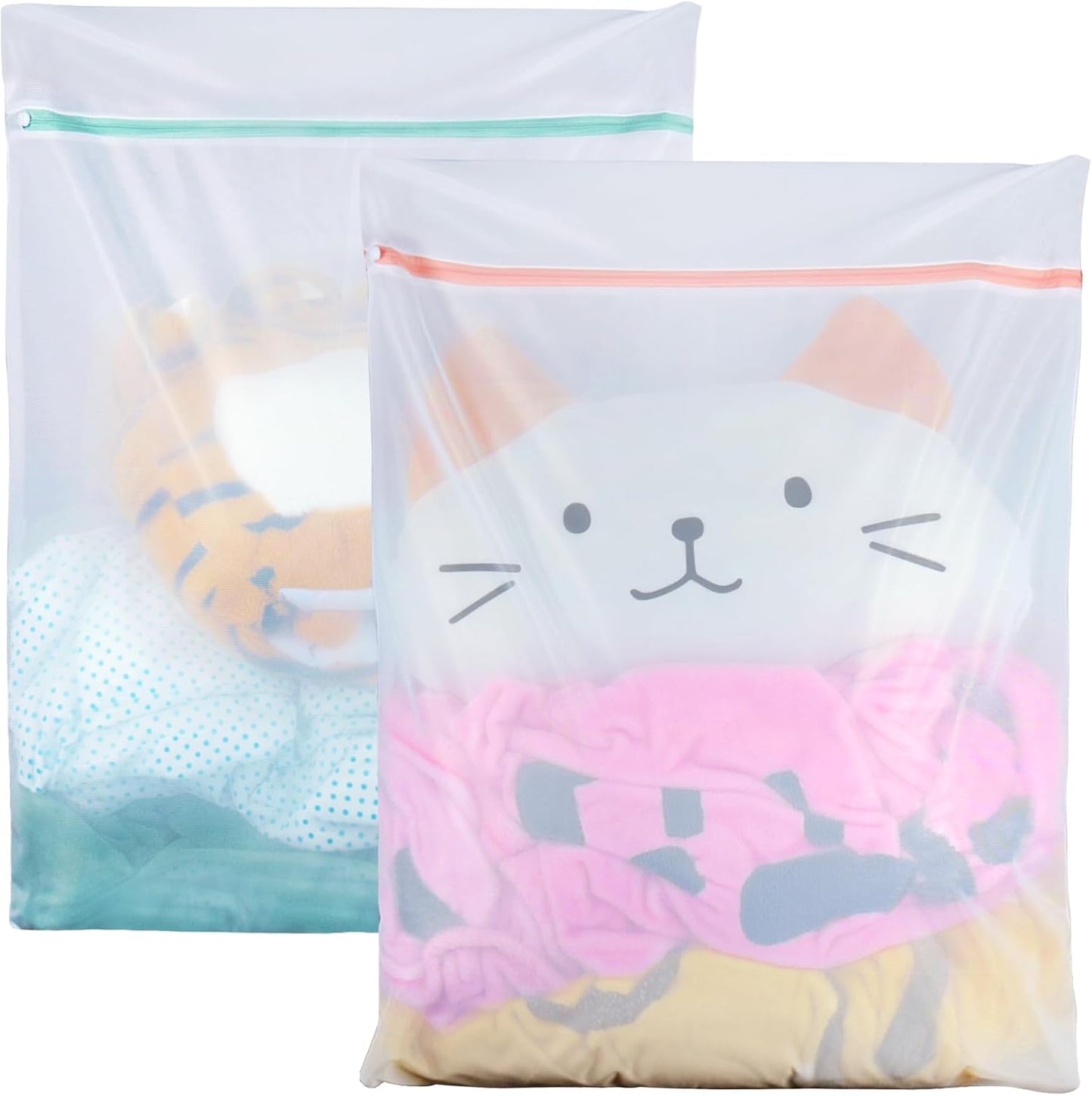 Tenn Well 3Pcs Mesh Laundry Bags For Shoes Sneakers Fits Size 12 | Mesh bags for trainers, tennis shoes, slippers, washing machine safe