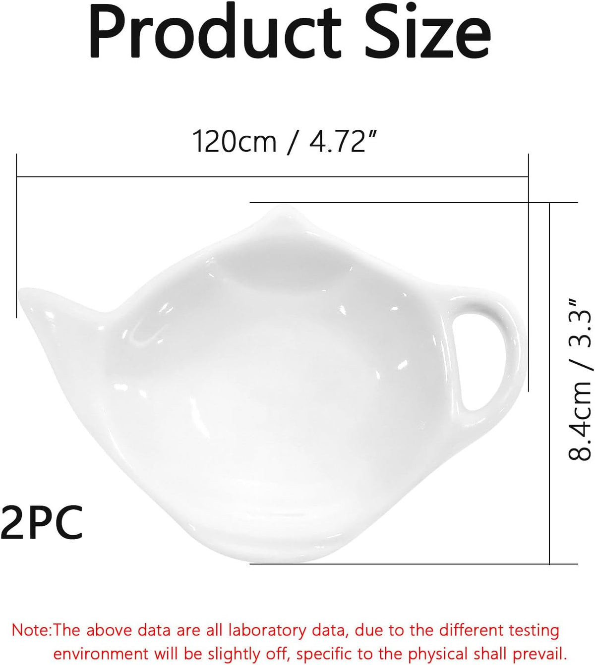 2 Pack Porcelain Tea Bag Coasters,Tea Bag Holder for Used,Classic Teaspoon Rest Pad Heat-Resistant Coasters Cute Dish Saucer Teabag Caddy Holder Set for Organizing Tea Time (2)