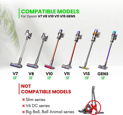 Replacement Attachments for Dyson V7 V8 V10 V11 V15 - Vacuum Accessories for Home and Car Cleaning