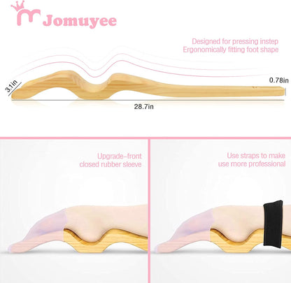 Ballet Foot Stretcher Set, Whole Wood Formed Without Splicing, Original Pine Dance Foot Arch Enhancer for Dancer, Gymnastics, Yoga People, Gift Idea
