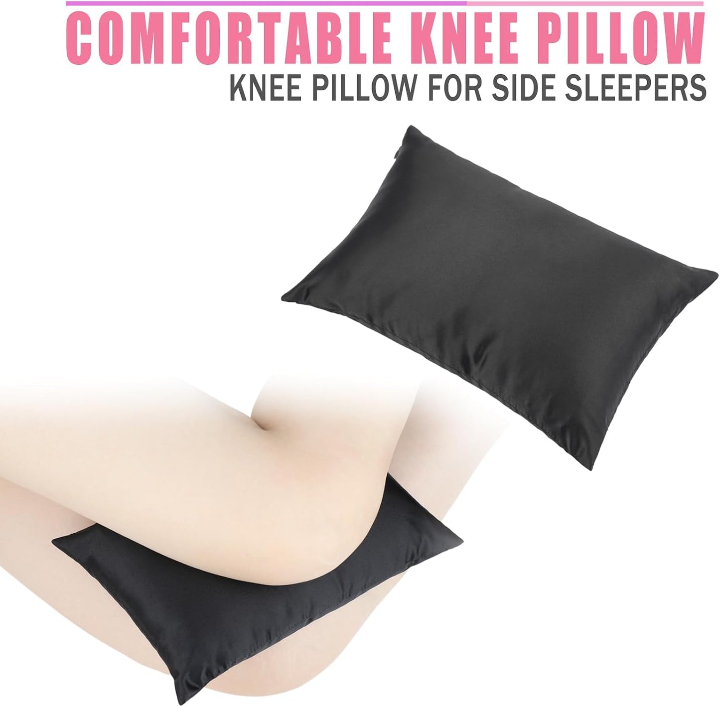 Comfortable Padding Knee Pillow for Side Sleepers Leg Support Pillows Hip Replacement Back Pain Relief Pressure off After Surgery between Thighs Joints Side Sleeping Men Women, Painting Flower
