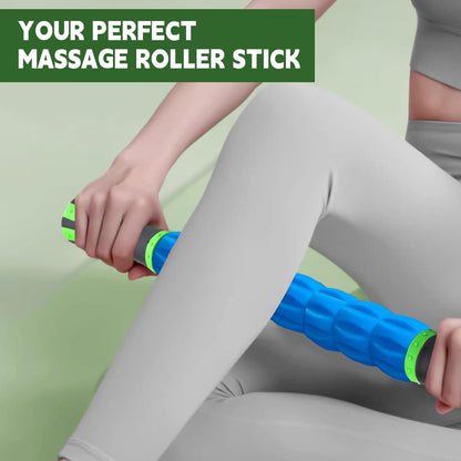 Massage Roller Stick,Muscle Roller Stick for Athletes,Liposuction Massage Roller for Lymphatic Drainage, for Relief Muscle Soreness, Trigger Points, Help Runner Legs, Back Recovery