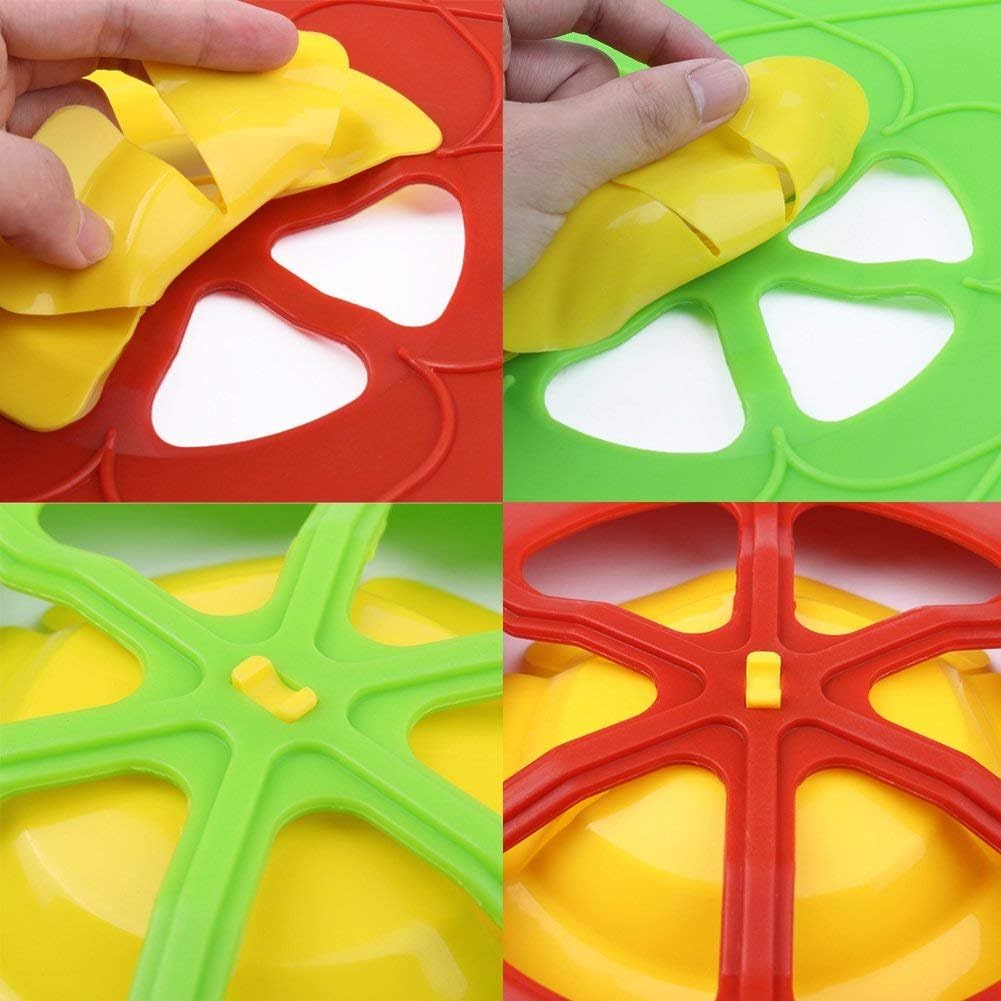 2 Pack Silicone Spill Stopper Lid, 10.2" Boil Over Safeguard, Splatter Guard Cover for Pots Pans, Food Grade Silicone Multi-Function Kitchen Tool, BPA Free Microwave Dishwasher Safe